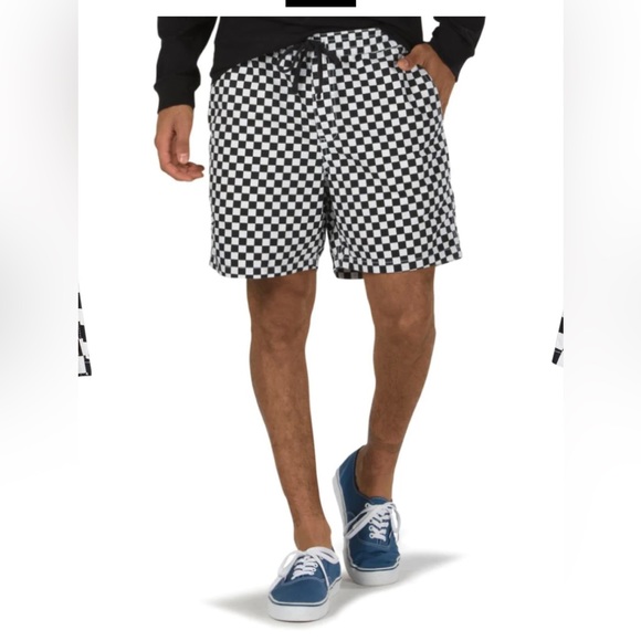 Vans men’s check board swim trunk / shorts size small - Picture 3 of 8